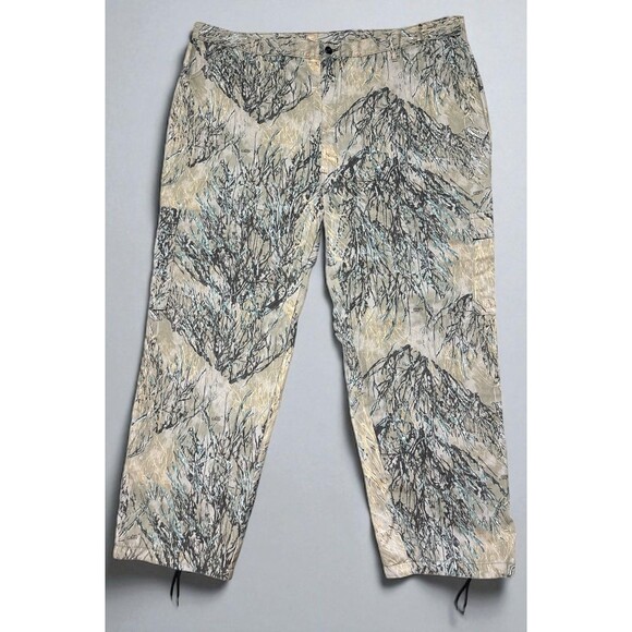 Liberty Hunting Pants 3XL Waist 50 Prairie Ghost Camo Adjustable Cinch Cuffs Vtg - Picture 1 of 4